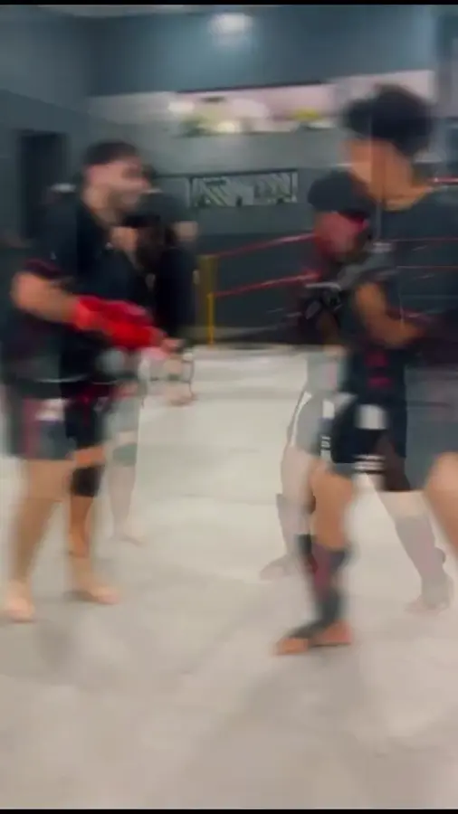 Treino de artes marciais